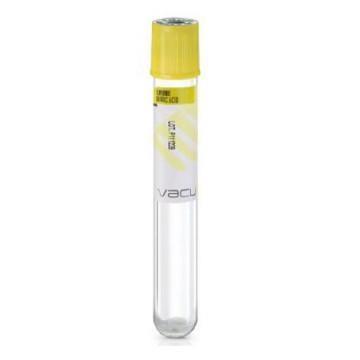 Provette urina 10ml t/giallo vacumed