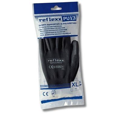 GUANTI POLIURETANO NERO SPALMATI SUL PALMO XXL
