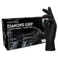 GUANTI IN NITRILE NERI DIAMOND GRIP BLACK S/P 50 PZ TG.L