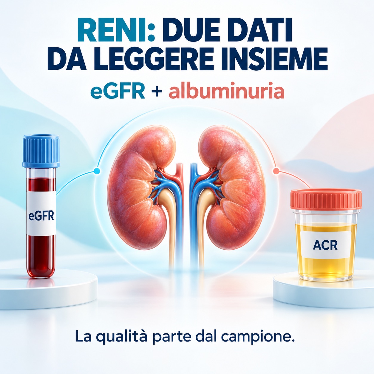 Valutazione renale: eGFR e albuminuria